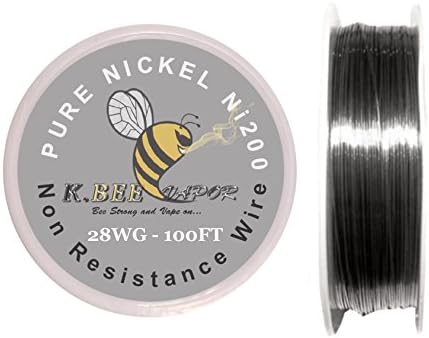 Genuine Kbee's Pure Nickel Wire 28 Gauge Ni200 Non Resistance Wire - 100ft