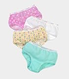 Fruit of the Loom Girls 2-6x Toddler 6 Pack Wardrobe Brief,Assorted,2T/3T
