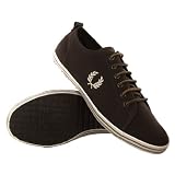 Fred Perry Kingston Heavy Canvas Choclate Mens Trainers