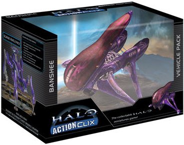 Childrens Toyshop  Toys : Halo ActionClix: Banshee Vehicle Pack