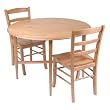 Hannah 3-pc. Dining Set- Light Oak By Winsome Furniture