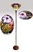 Tiffany Style Dragonfly Torchiere Floor Lamp 71 Tall