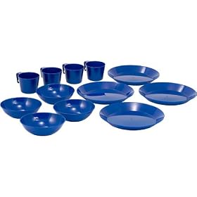 12-pc. Outdoor Tableware Set- Mixed Colors by GSI