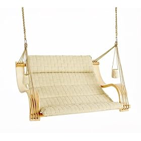 Outback Double Basket Weave Lounger, Sand