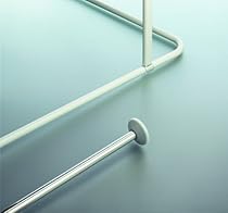 Spirella 1032145 Vorhangstange MAGIC WHITE 60 cm (Deckenstütze)