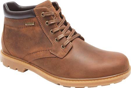 Rockport Men's Rugged Bucks Waterproof Boot,Boston Tan,US 9.5 W