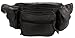 New Large Leather Waist Hip Lumbar Fanny Pack Bag with Dual Cell Phone Pocket