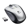 Two Logitech M305 Wireless Optical Mouse (new, dented box) in Dark Fleur, Blue Swirl, Dark Vine, Forest Green or Crimson Red