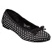 Girls' Xhilaration Kamryn Polka-Dot Ballet Flats - Black