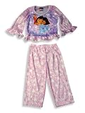 Dora The Explorer by Nick Jr. - Toddler Girls Long Sleeved Pajama Set, Pink