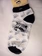 For Bare Feet Raccoon Ankle Socks