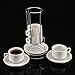 Home Chord Bar Espresso Cups And Saucers Set Stackable Demi Cup And Saucer Set, White