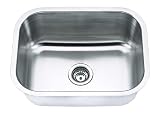 Undermount Stainless Steel Single Bowl Kitchen/Bar Sink