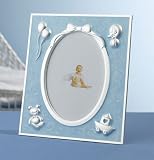 Oval Baby Frame New Baby Gift, Blue