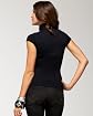 Keyhole Ribbed Turtleneck Top Product Image