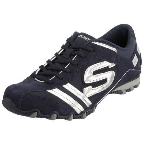 Skechers Women's Bikers-Tickled Lace-Up