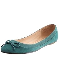 Buffalo London 207-3562 KID SUEDE GREY 01 93529 Damen Ballerinas