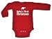Riverstone Goods Baby's First Christmas Baby Long Sleeve One-Piece Bodysuit (Assorted Sizes & Colors)