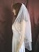 2T IVORY Wedding Veil HAND EMBROIDER PEARL FLORAL MOTIF