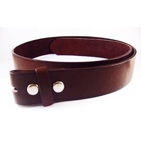 Brown Leather Belt Strap