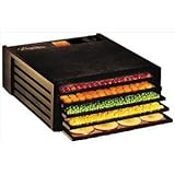 Excalibur 3500 Food Dehydrator - 5 Tray - Black - Food Dryer Kitchen Appliance - Food Storage & More