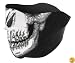 Zan Headgear Half Face Neoprene Mask Skull One Size Fits All OSFA