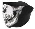 Zan Headgear Half Face Neoprene Mask Skull OSFA