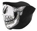 Zan Headgear Half Face Neoprene Mask Skull One Size Fits All OSFA