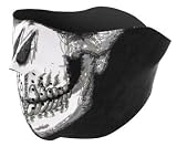 Zan Headgear Half Face Neoprene Mask Skull OSFA
