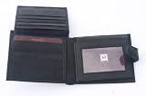 Black Leather wallet - credit card / business card holder by Prime Hide