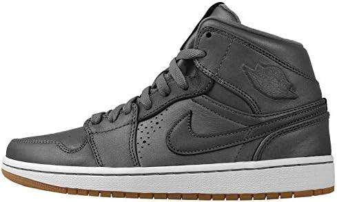 Jordan Men's Air 1 MID Nouveau, CL GREY/CL GRY-WHITE-GM LGHT BR, 10 M US