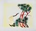 Crane and Pine Tree, "Longevity" - Vintage Chinese Woven Wheat Stalk Picture, Hand Crafted