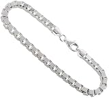 Sterling Silver 4.6 mm Very Heavy Italian Box Chain, NICKEL FREE. 7, 8, 16, 18, 20, 22, 24, 30