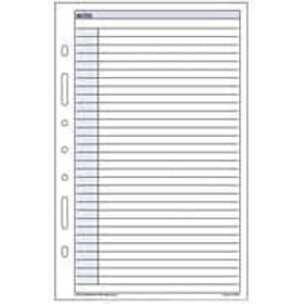 CD76265 Collins Personal Diary Organiser Refill Inserts Lined Notes White 30 Sheets PR2007