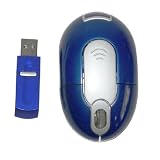 Hi-Speed 800 dpi USB Wireless Cordless Mini Optical Mouse w/Receiver Storage