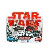 Star Wars 2009 Galactic Heroes 2Pack Gunner Trooper & Battle Droid with Jet Pack