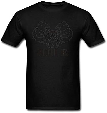 WUJIXIAN Men's The Hulk T Shirt M Black