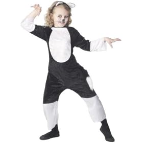 GIRLS/CHILDRENS CAT HALLOWEEN FANCY DRESS COSTUME 9-12