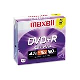MAX639002 - DVD+R Recordable Discs with Jewel Cases