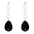 Made in Italy Majestic Earrings With Simulated gems Beautifully Crafted in 925 Sterling silver. Total item weight 15.9g Length 84mm