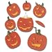 Jolees  Boutique Themed Simple Stickers, Halloween Pumpkins