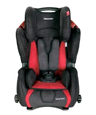 Recaro Young Sport Highback Booster Car Seat - Cherry Black