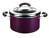 This Morning by Prestige 24 cm Non-Stick Aluminium Covered Stockpot, Purple