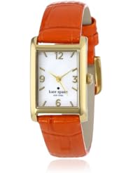 kate spade new york Womens 1YRU0290 Maraschino Embossed Croc Cooper Strap Watch