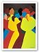 African Rhythms by Synthia Saint James 20x30 Art Print Poster African-American