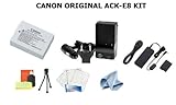 Canon ACK-E8 AC Adapter Kit + Original Canon LP-E8 Battery Pack + Bonus Acc ....