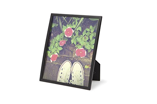 Umbra Senza Metal Picture Frame, 4 by 6-Inch, Black
