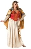 Plus Size Super Deluxe Viking Princess Costume