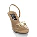 3 Inch Sexy Prom Shoes Stiletto Heel Sling Back Mini-Platform Black Silver Gold