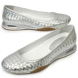 Cole Haan /Cole Haan Nike Air/ G series -- *Air Bria Woven Ballet Silver D23440 -- Women's